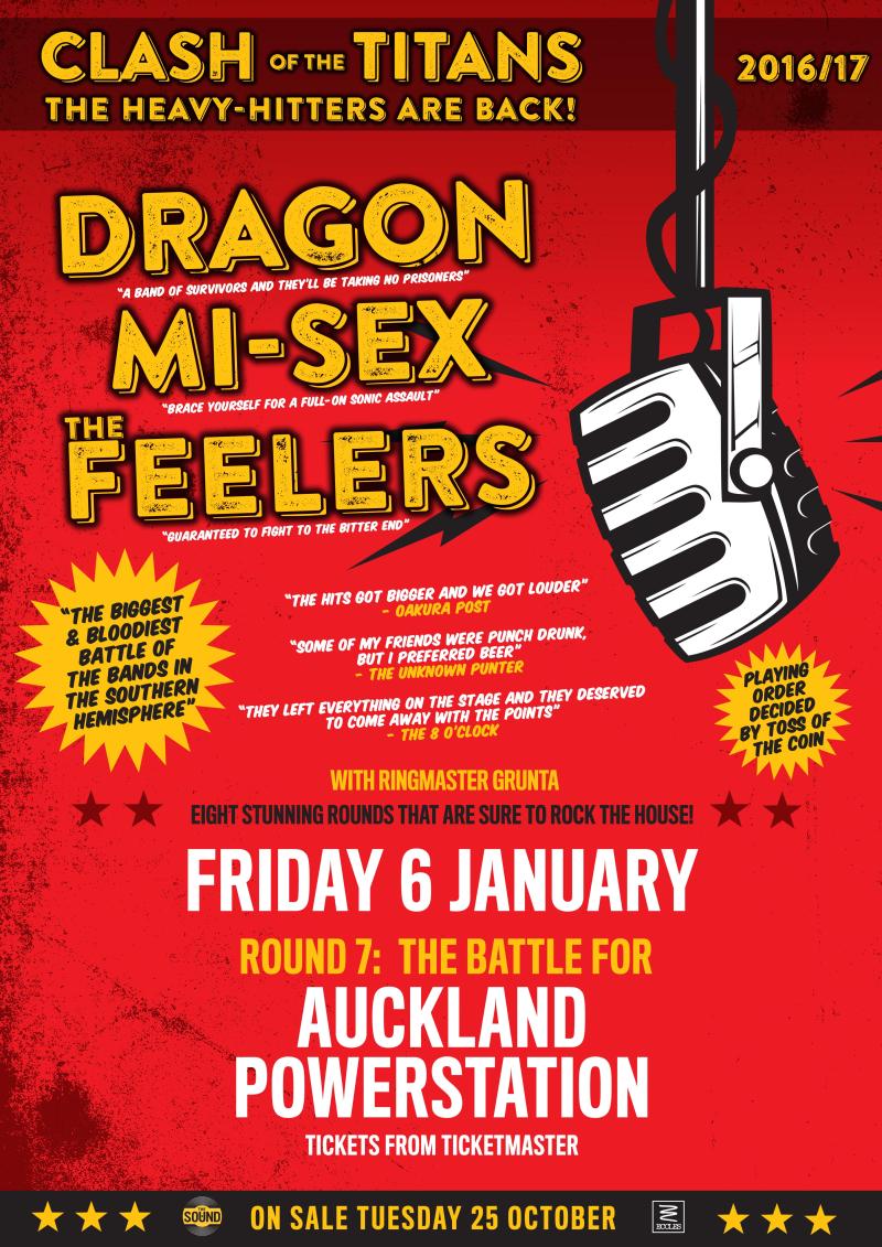 Clash Of The Titans with Dragon, Mi-Sex & The Feelers