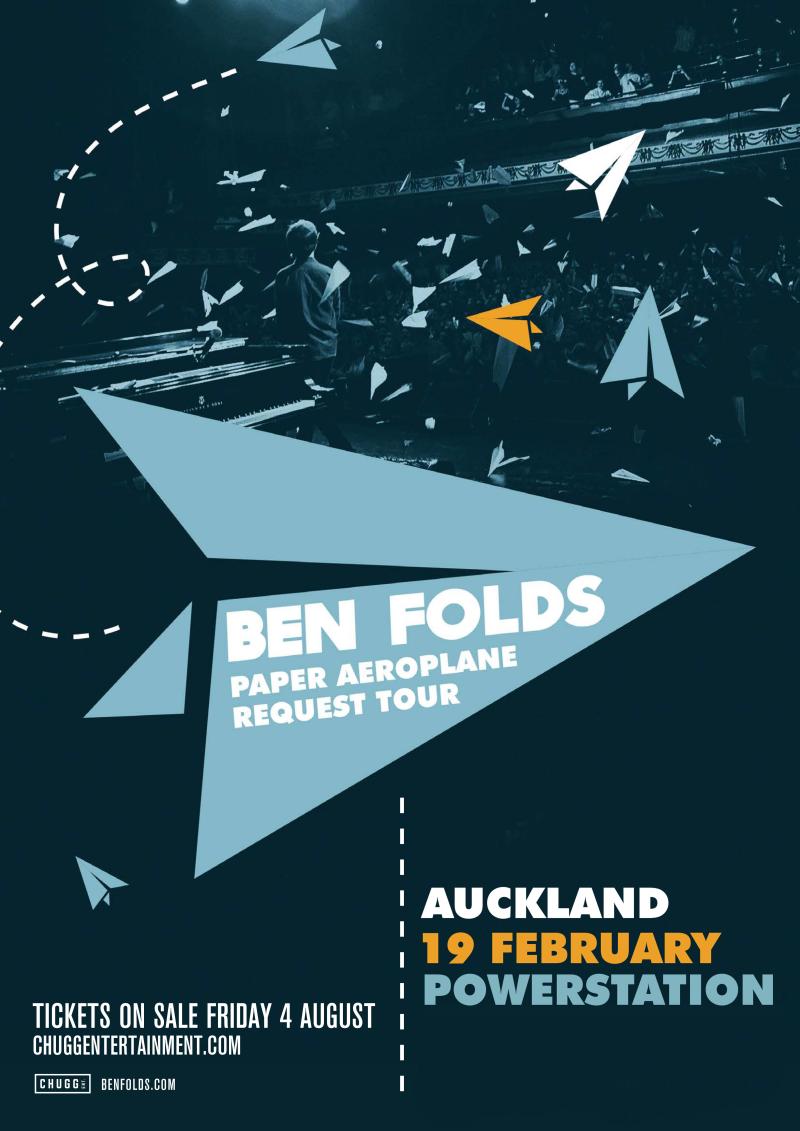 Ben Folds Paper Aeroplane Request Tour with Special Guest LUCY ROSE