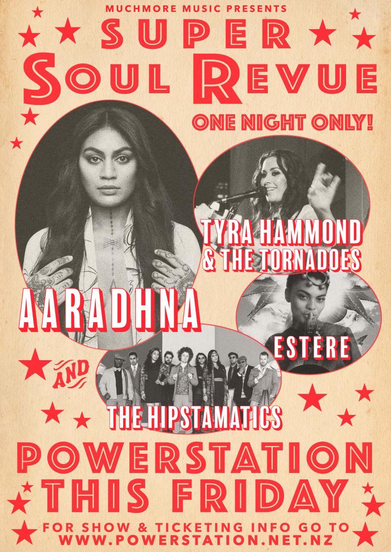Super Soul Revue with Aaradhna, Tyra & the Tornadoes, Estère and the Hipstamatics