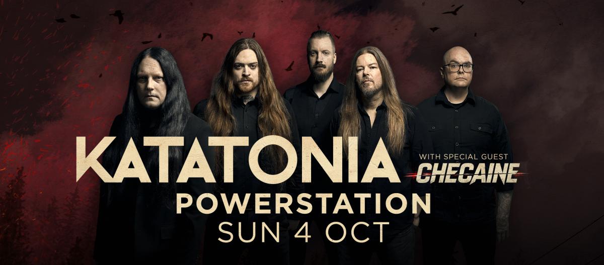 Katatonia with support banner 2026