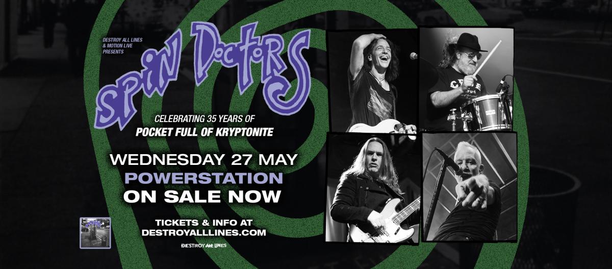 SPIN DOCTORS ON SALE BANNER